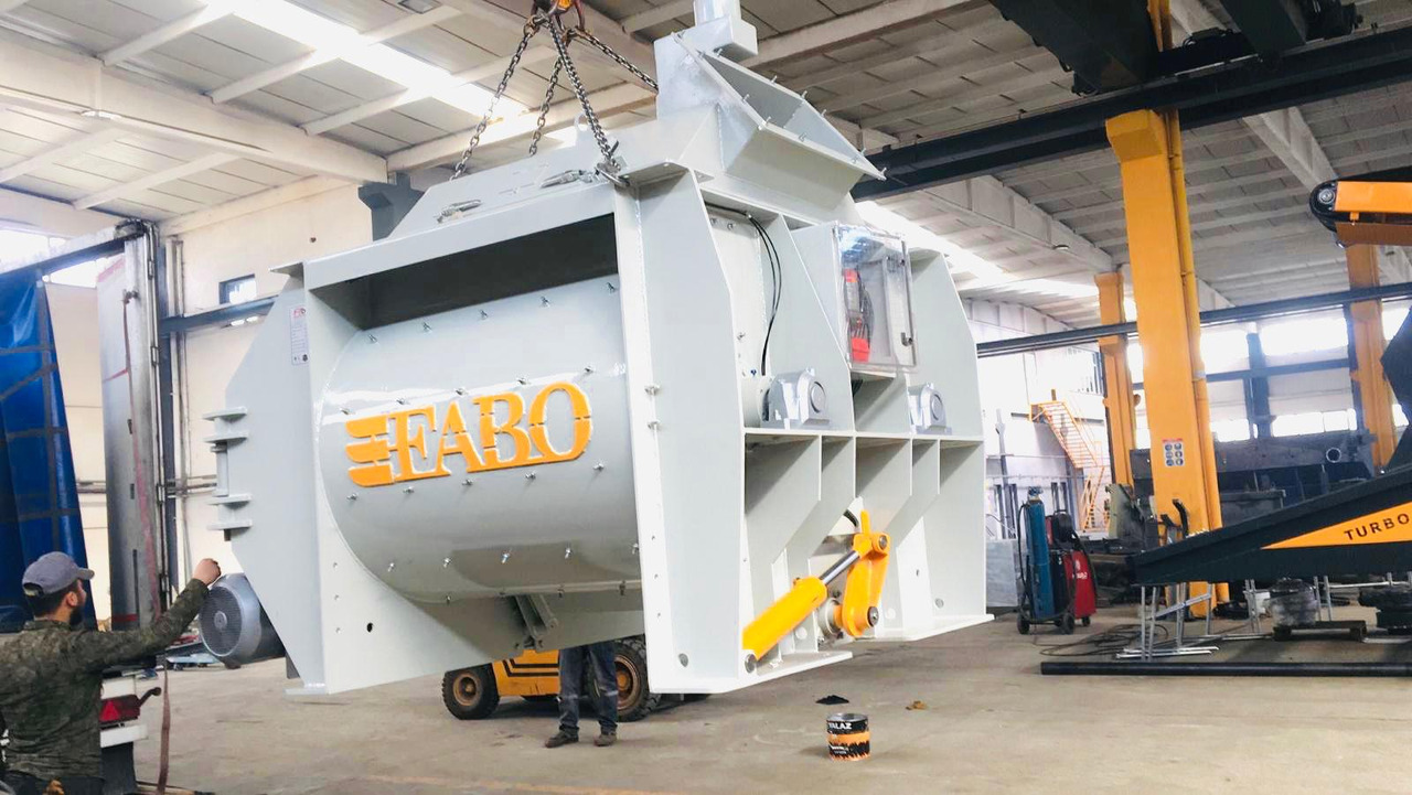 Betoneira novo FABO twin shaft mixer: foto 1