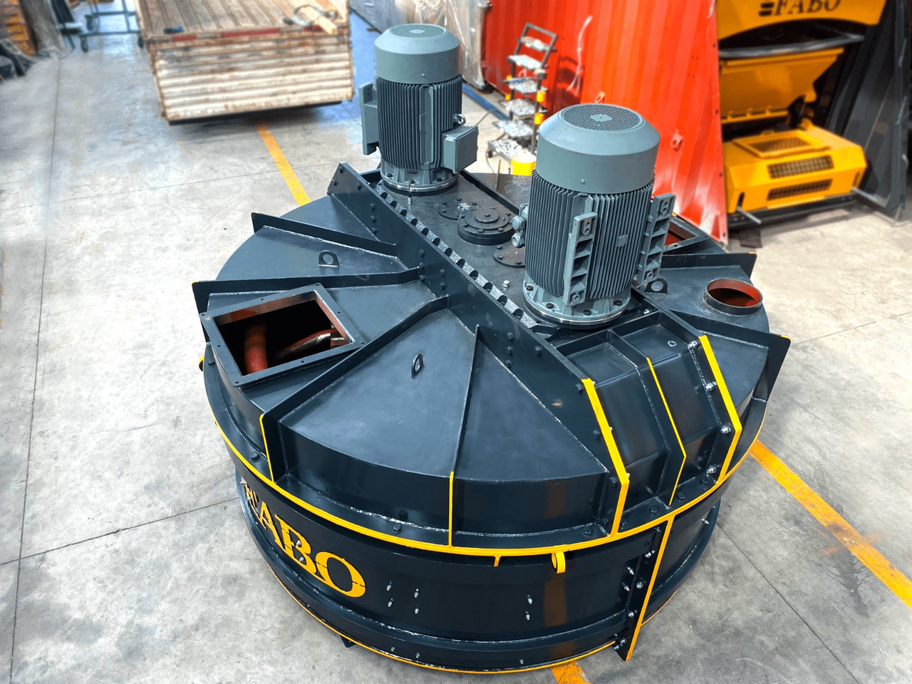 FABO twin shaft mixer - Betoneira: foto 3 FABO twin shaft mixer - Betoneira: foto 3