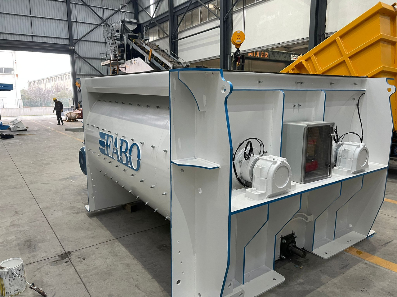 FABO twin shaft mixer - Betoneira: foto 3 FABO twin shaft mixer - Betoneira: foto 3