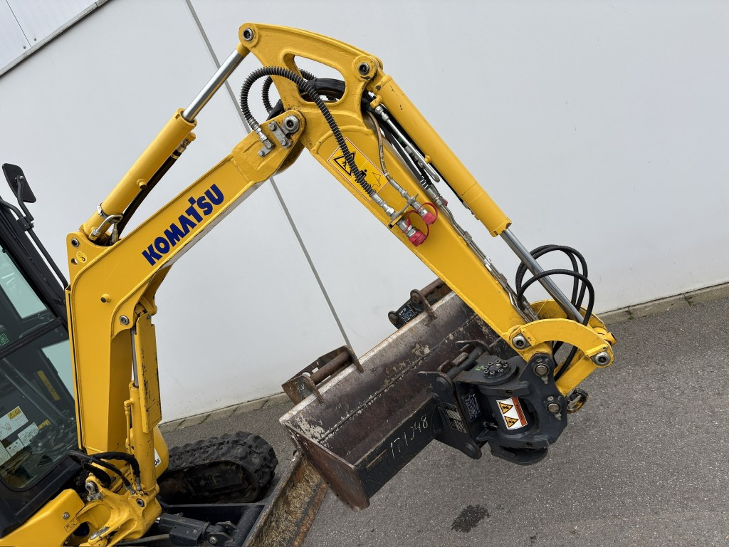 Mini escavadeira KOMATSU MINIBAGGER PC 16 R-3HS Powertilt 20,40,100 Löffel: foto 19