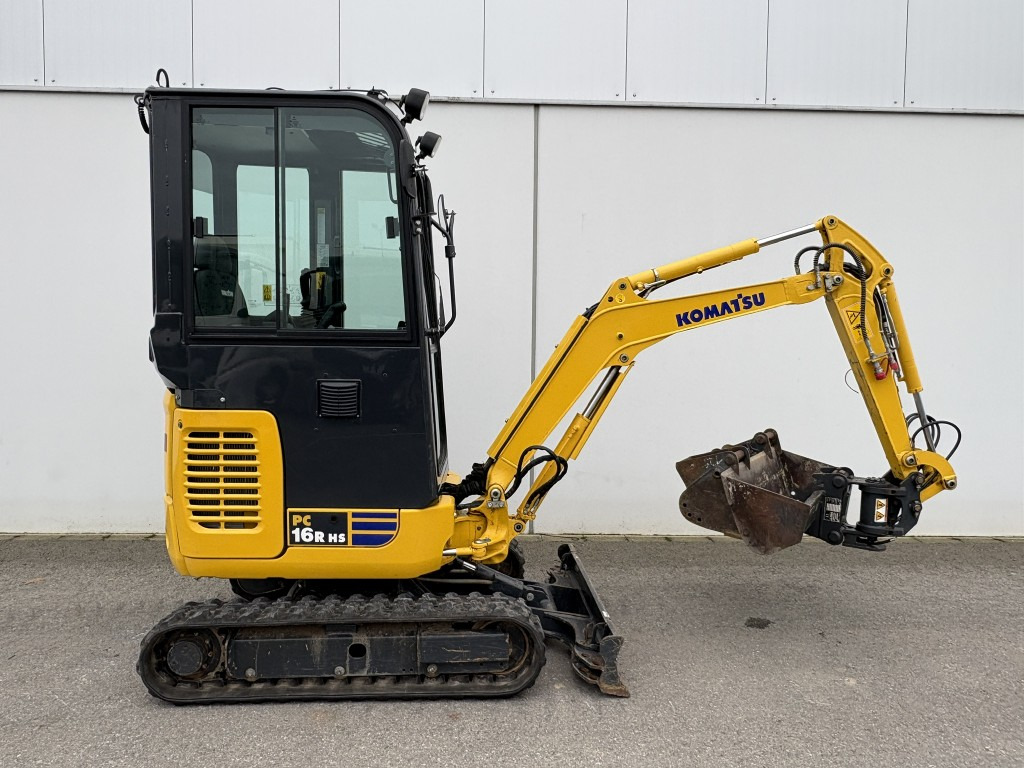 Mini escavadeira KOMATSU MINIBAGGER PC 16 R-3HS Powertilt 20,40,100 Löffel: foto 8