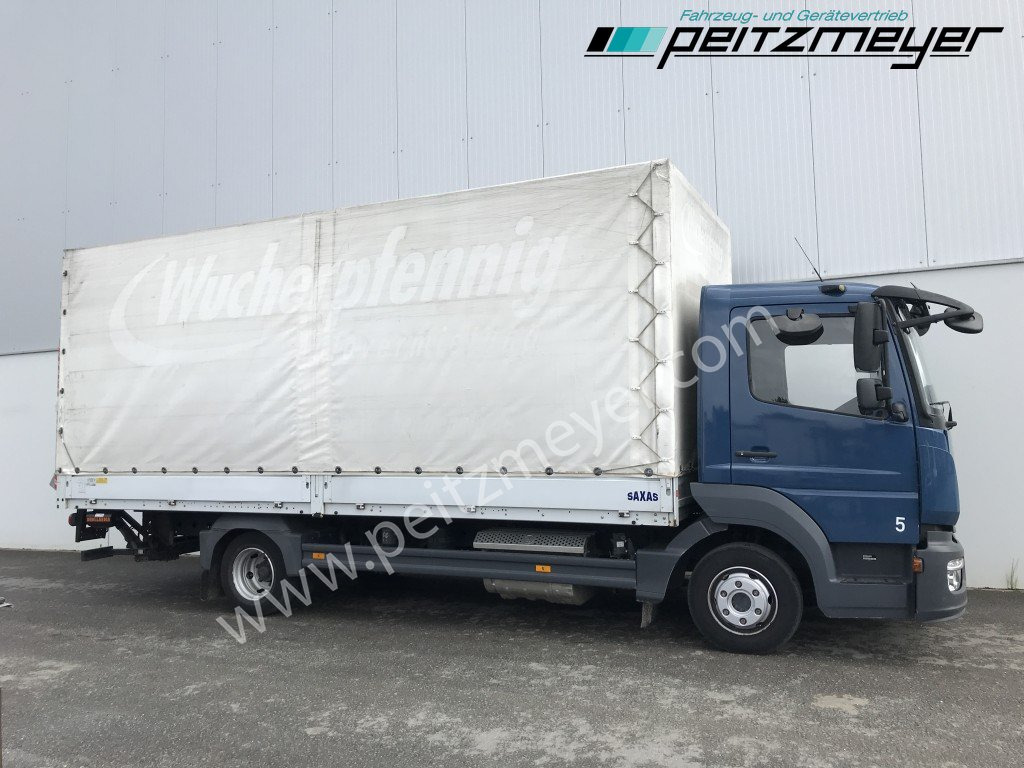 Camião de lona MERCEDES-BENZ Atego 818 L Pritsche+LBW, Klima, 2 x AHK: foto 8
