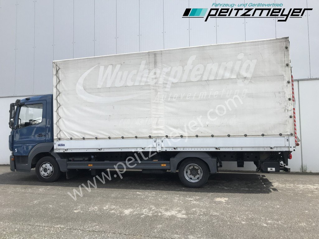 Camião de lona MERCEDES-BENZ Atego 818 L Pritsche+LBW, Klima, 2 x AHK: foto 7