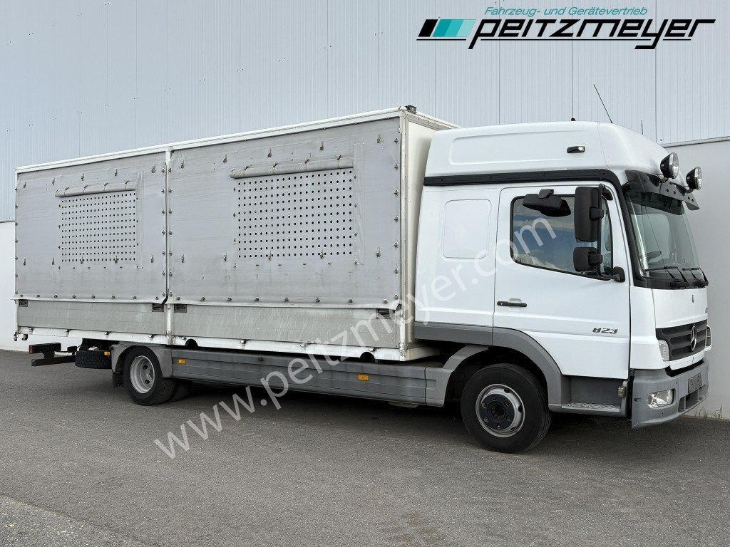 MERCEDES-BENZ Atego 823 L Geflügelpritsche L - Fahrerhaus, Klima, 2 x AHK - Camião furgão: foto 4 MERCEDES-BENZ Atego 823 L Geflügelpritsche L - Fahrerhaus, Klima, 2 x AHK - Camião furgão: foto 4