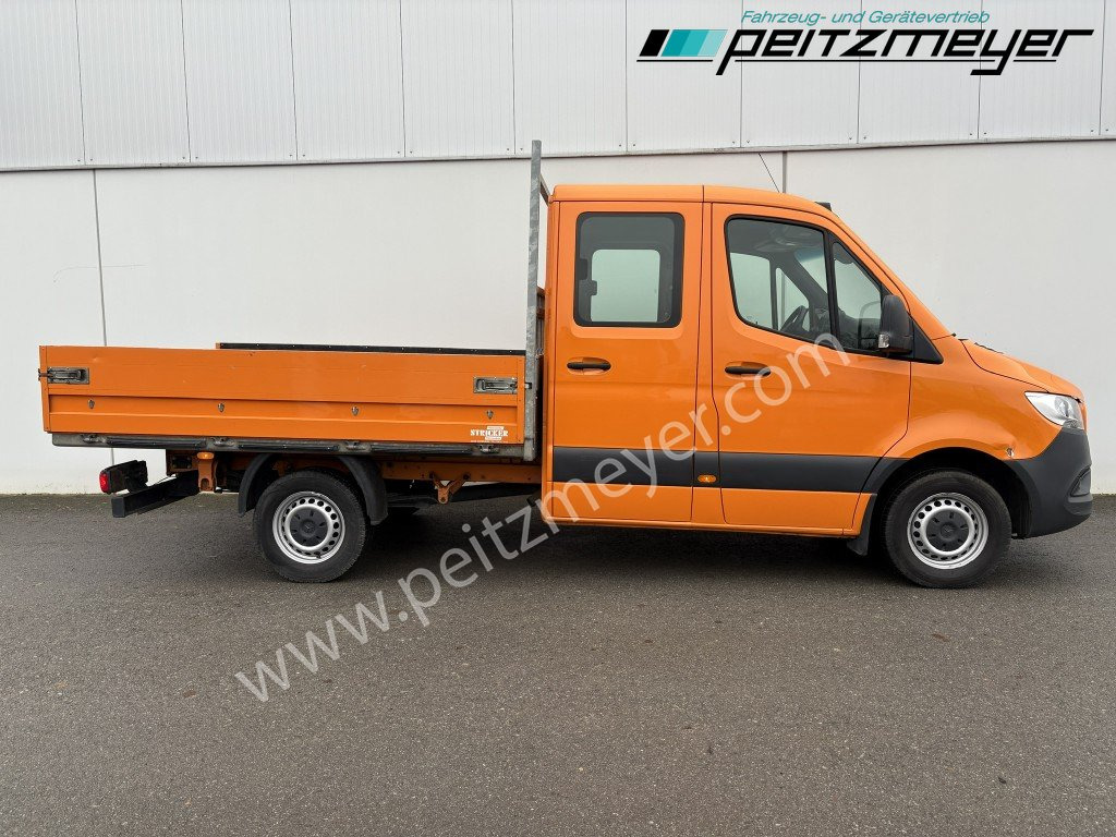 Carrinha de caixa aberta, Carrinha cabine dupla MERCEDES-BENZ Sprinter 314 CDI Doka Pritsche, Klima, Standh., AHK 2,8 t.: foto 8
