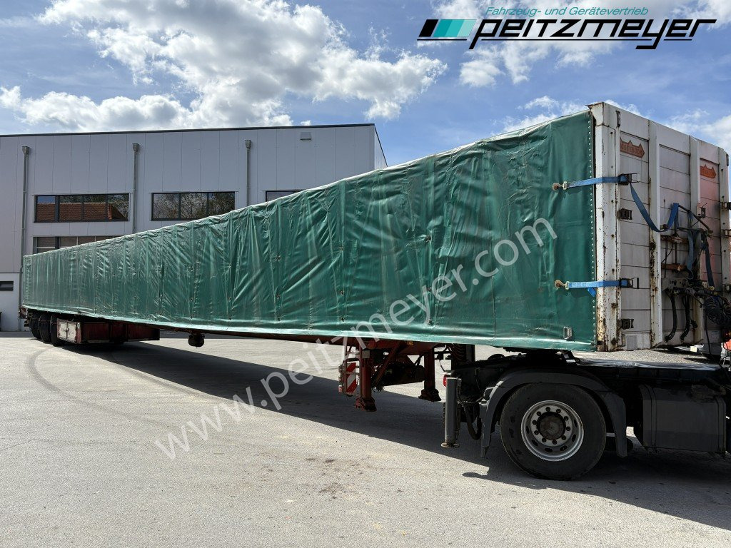 NOOTEBOOM ( NL ) Pritschenauflieger ausziehbar OVB-48-03V hydr. gelenkt Fernsteuerung, 26,35 m unter Plane - Semi-reboque de lona: foto 4 NOOTEBOOM ( NL ) Pritschenauflieger ausziehbar OVB-48-03V hydr. gelenkt Fernsteuerung, 26,35 m unter Plane - Semi-reboque de lona: foto 4