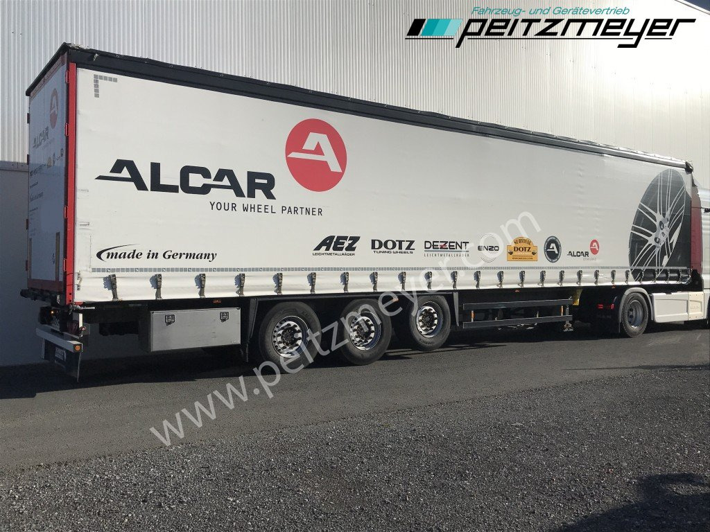 SCHMITZ SCS verzinkt, RSAB, Edscha, Liftachse - Semi-reboque de lona: foto 1 SCHMITZ SCS verzinkt, RSAB, Edscha, Liftachse - Semi-reboque de lona: foto 1