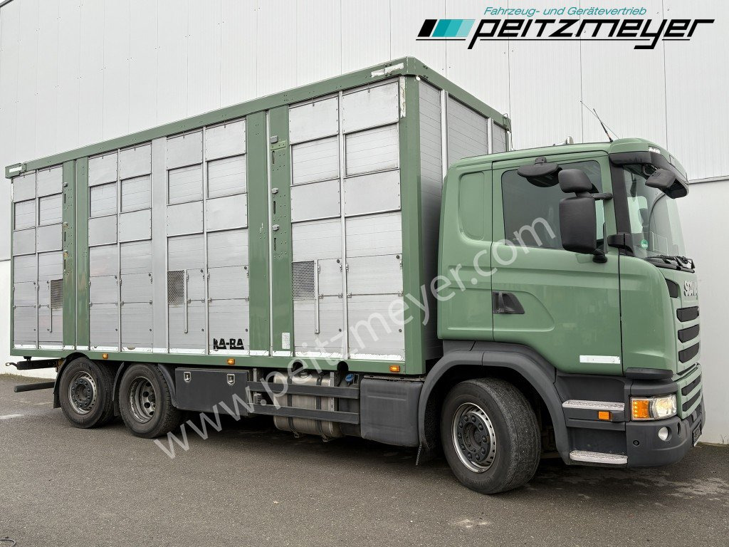 Camião transporte de gado Scania G 450 6x2, Kaba 3-Stock, Hubdach Lenk + Lift,: foto 32 Camião transporte de gado Scania G 450 6x2, Kaba 3-Stock, Hubdach Lenk + Lift,: foto 32