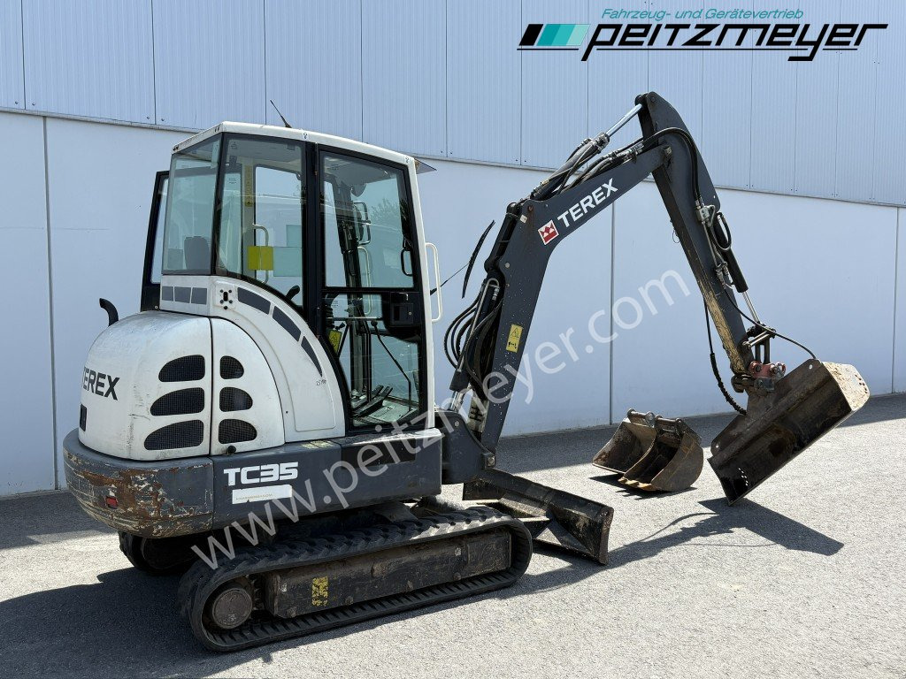 TEREX MINIBAGGER TC 35 mit hydr. Schwenklöffel 1.300 mm - Mini escavadeira: foto 3 TEREX MINIBAGGER TC 35 mit hydr. Schwenklöffel 1.300 mm - Mini escavadeira: foto 3