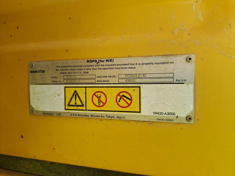 Escavadora de rastos Komatsu PC360LC-10: foto 11