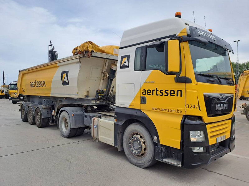 Tractor MAN TGX 18.460 + 2013 STAS 3 axle tipper trailer: foto 8