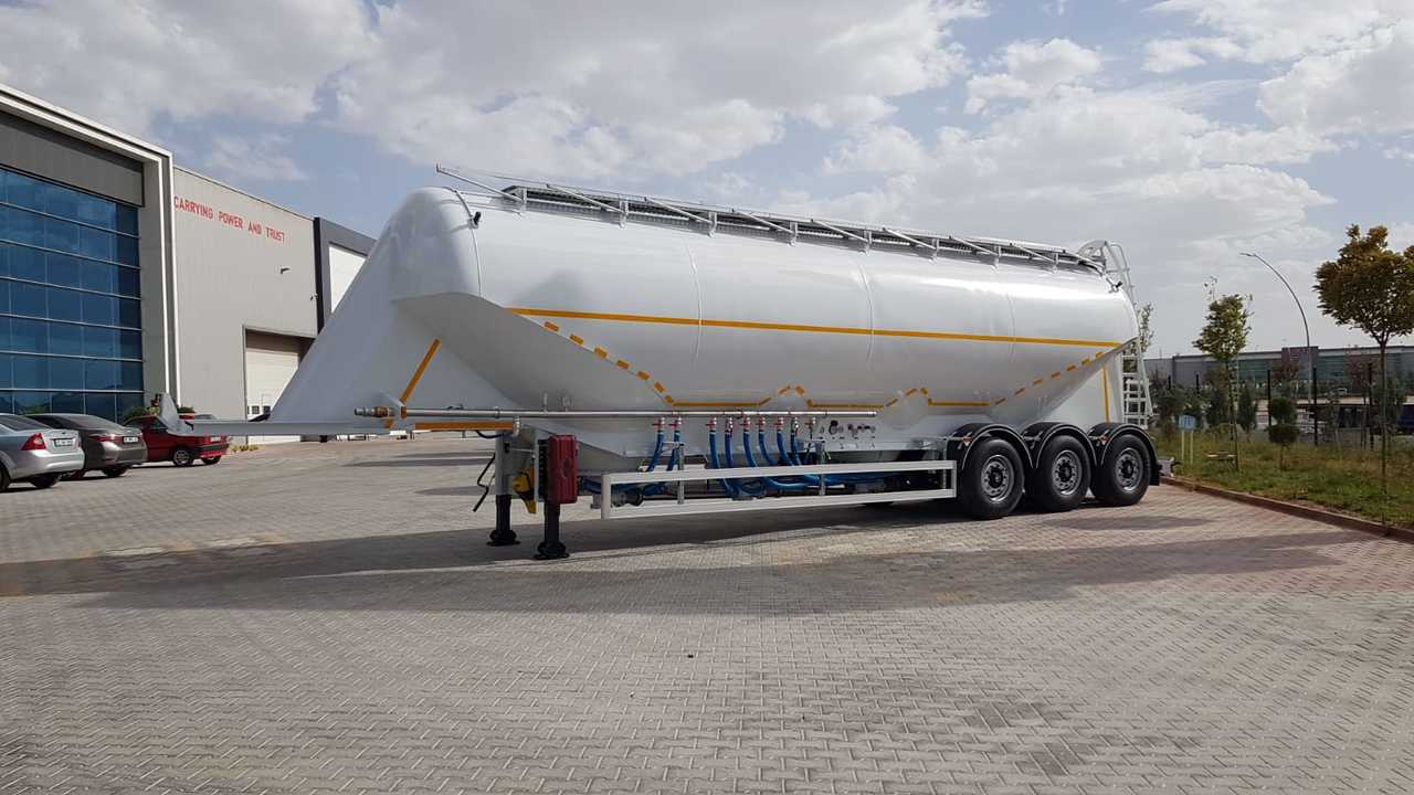 Semi-reboque silo novo SINAN Flour and Feed W type Silo Bulk Tanker Semitrailer: foto 5