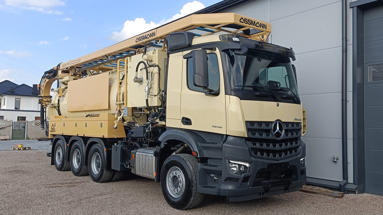 MERCEDES-BENZ AROCS ASSMANN stainless steel recykling - Caminhão limpa fossa: foto 3 MERCEDES-BENZ AROCS ASSMANN stainless steel recykling - Caminhão limpa fossa: foto 3