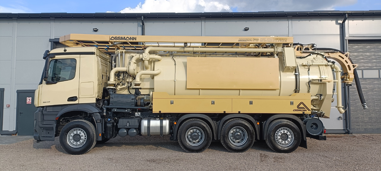 MERCEDES-BENZ AROCS ASSMANN stainless steel recykling - Caminhão limpa fossa: foto 5 MERCEDES-BENZ AROCS ASSMANN stainless steel recykling - Caminhão limpa fossa: foto 5