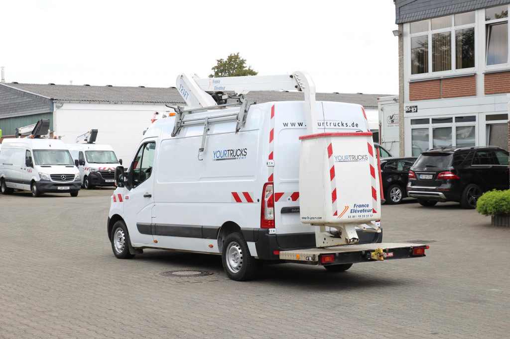 Caminhão com plataforma aérea Renault Master  France-Elevateur 121 FT  12m  Klima  AHK: foto 12