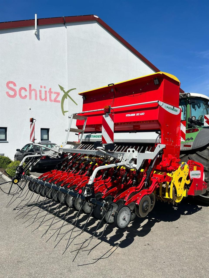 Pöttinger Vitasem 302 ADD + Pöttinger Lion 303.12 WG, Kombi - Semeadora combinada: foto 1 Pöttinger Vitasem 302 ADD + Pöttinger Lion 303.12 WG, Kombi - Semeadora combinada: foto 1