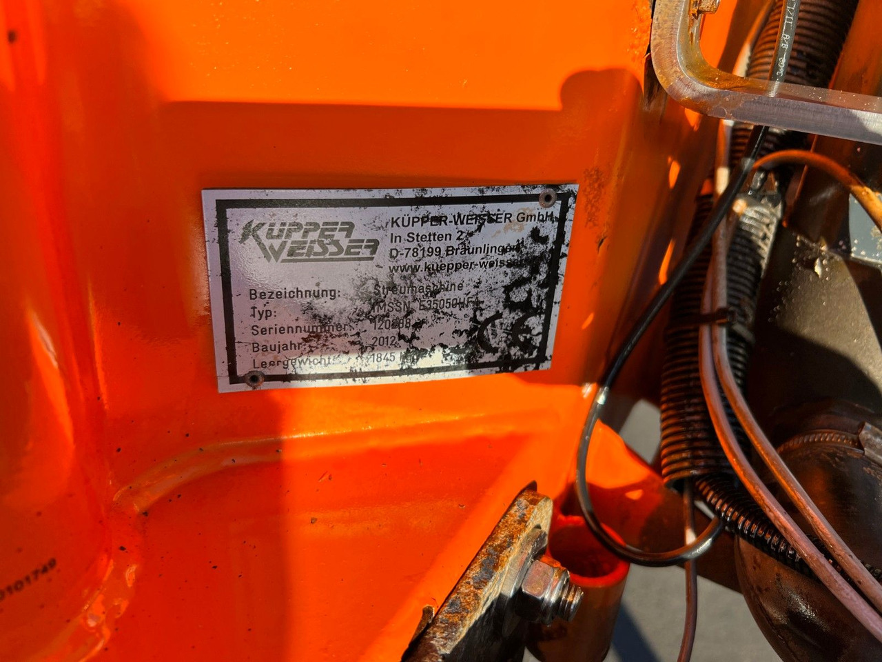 Küpper Weisser IMSSN E 35050HFH Küpper Weisser IMSSN E 35050HFH - Espalhador de areia/ Sal para Veículo municipal/ Especial: foto 3 Küpper Weisser IMSSN E 35050HFH Küpper Weisser IMSSN E 35050HFH - Espalhador de areia/ Sal para Veículo municipal/ Especial: foto 3