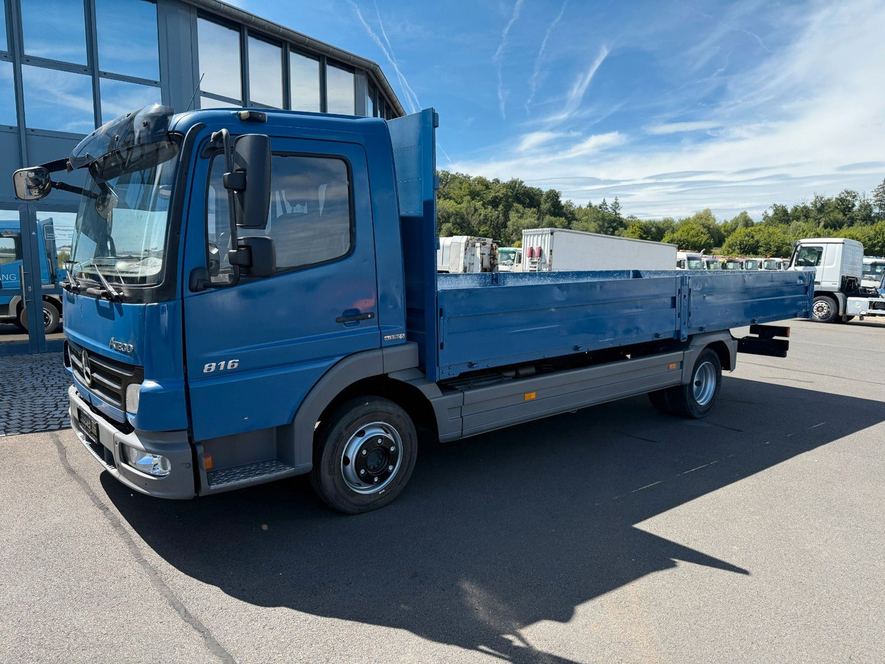 Mercedes-Benz Atego 816 Euro 5 AHK + Druckluftanschlüssen - Camião de caixa aberta/ Plataforma: foto 3 Mercedes-Benz Atego 816 Euro 5 AHK + Druckluftanschlüssen - Camião de caixa aberta/ Plataforma: foto 3