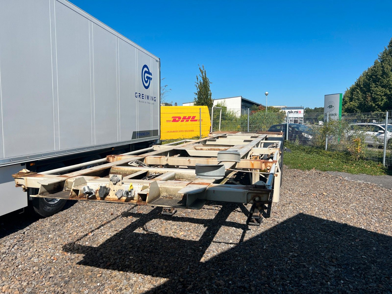 Semi-reboque transportador de contêineres/ Caixa móvel Kässbohrer SC10-24 Chassis Kässbohrer SC10-24 Chassis: foto 5