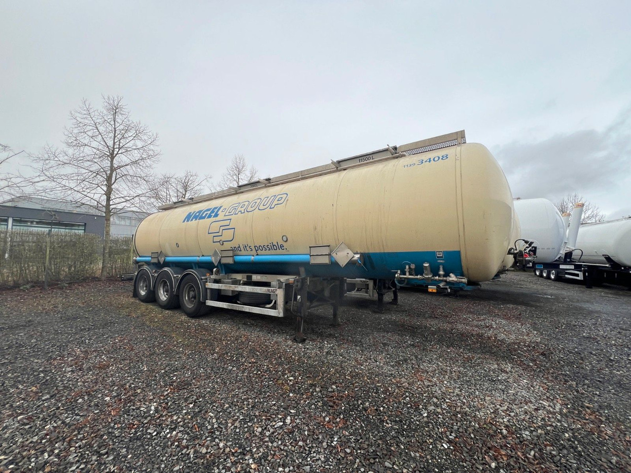 Lag 32000 l Lebensmitteltank mit 3 Kammern, ADR - Semi-reboque cisterna: foto 3 Lag 32000 l Lebensmitteltank mit 3 Kammern, ADR - Semi-reboque cisterna: foto 3