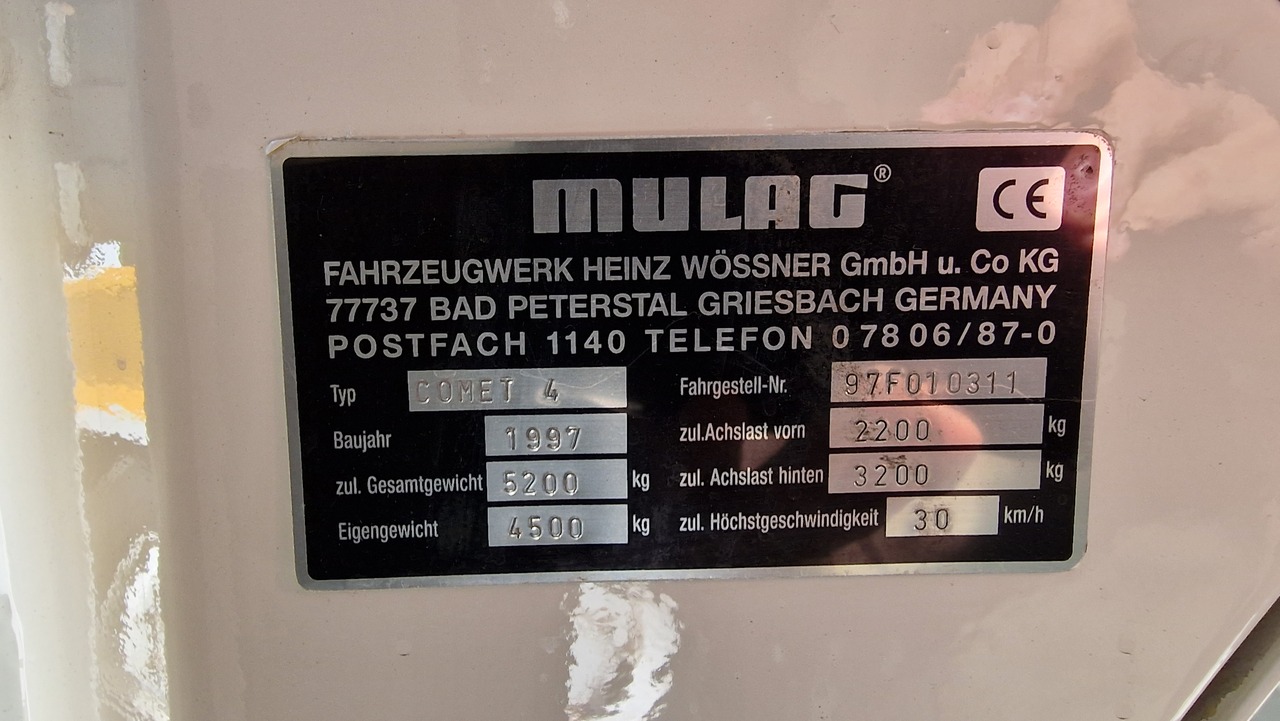 Mulag Comet 4D - Trator de bagagem: foto 3 Mulag Comet 4D - Trator de bagagem: foto 3