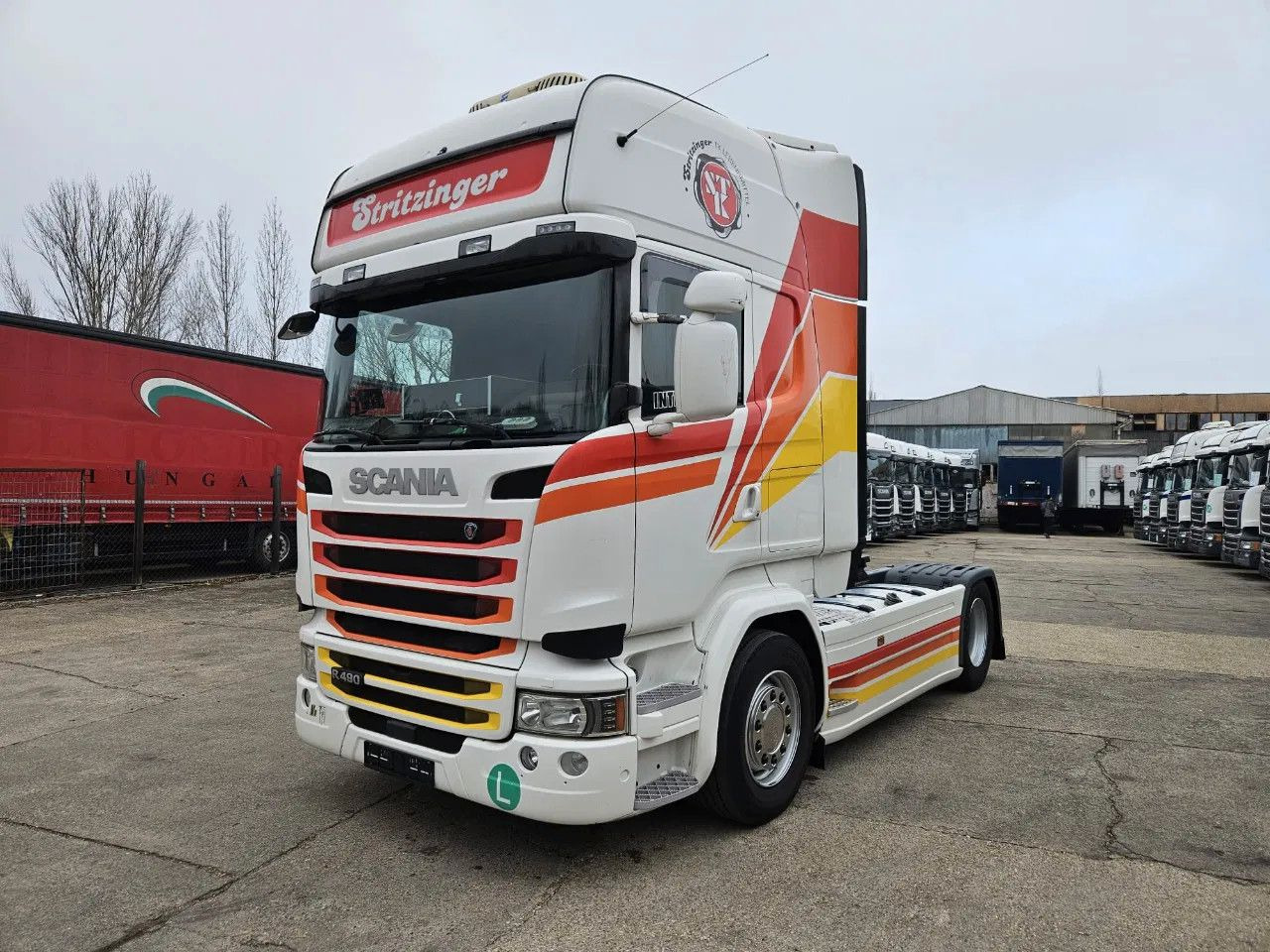 Scania R490 TopLine, Full Spoiler, New G2V2 Tachograph - Tractor: foto 1 Scania R490 TopLine, Full Spoiler, New G2V2 Tachograph - Tractor: foto 1