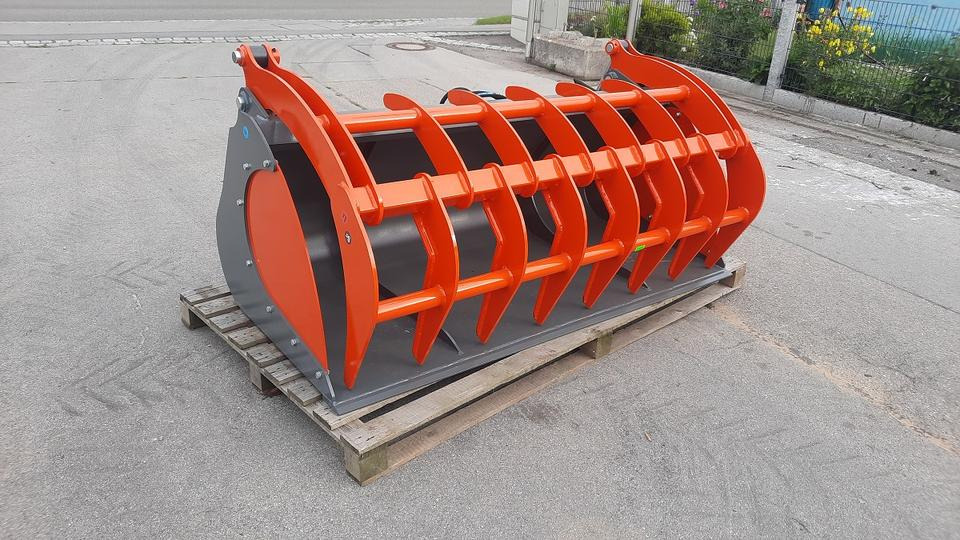 Greifschaufel 2m Euro Frontlader Weideman Hoflader Schaufel - Equipamento para silagem: foto 1 Greifschaufel 2m Euro Frontlader Weideman Hoflader Schaufel - Equipamento para silagem: foto 1