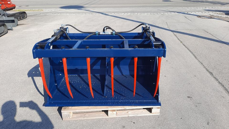 Krokodilschaufel Greifschaufel Weidemann Frontlader Hoflader Euro - Equipamento para silagem: foto 2 Krokodilschaufel Greifschaufel Weidemann Frontlader Hoflader Euro - Equipamento para silagem: foto 2