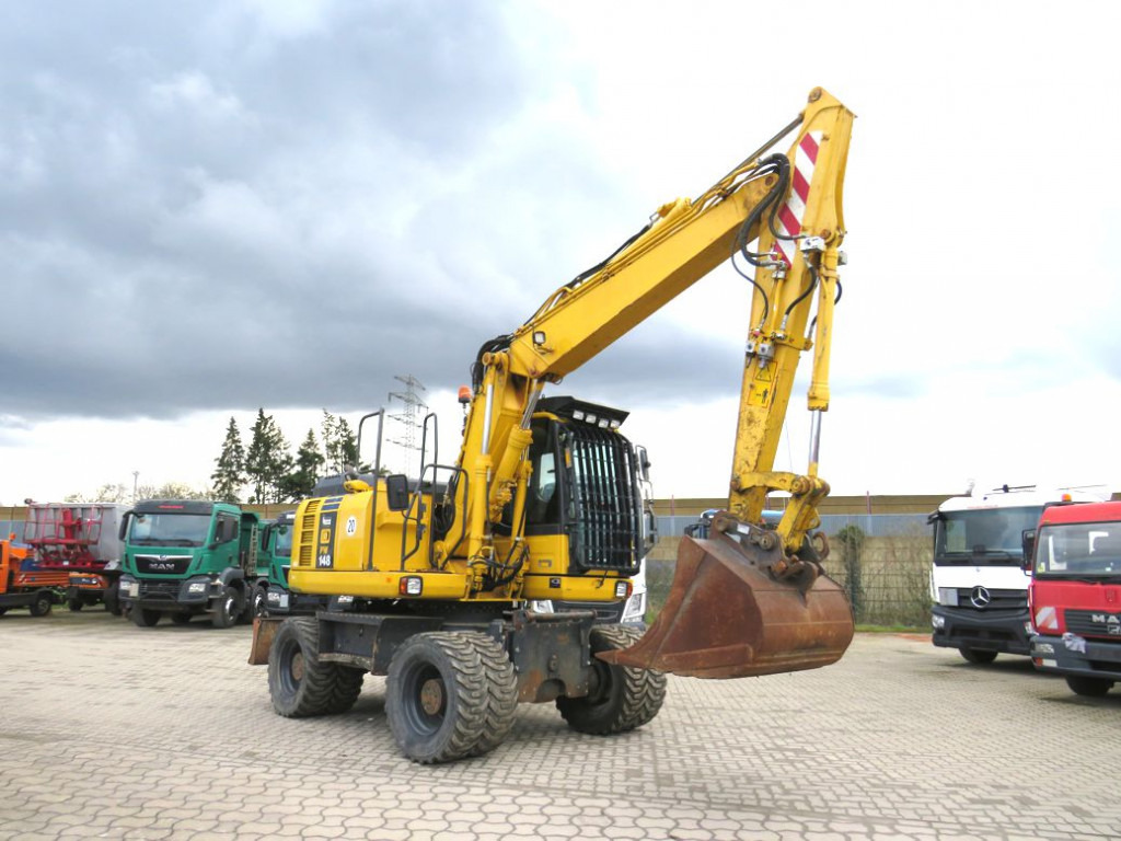 KOMATSU HANOMAG Mobilbagger PW 148 - 8 Bagger 6.824h Deutsch top - Escavadeira de rodas: foto 5 KOMATSU HANOMAG Mobilbagger PW 148 - 8 Bagger 6.824h Deutsch top - Escavadeira de rodas: foto 5