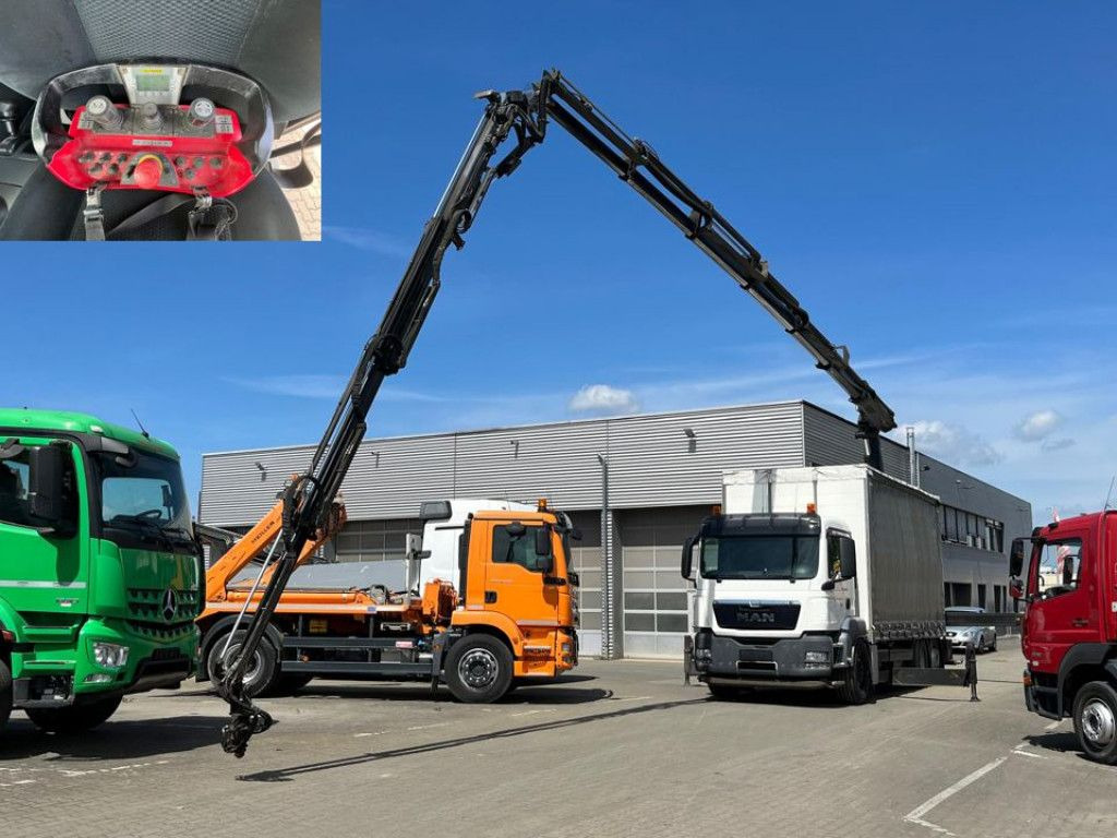 MAN TG-S 26.360 6x2-2LL Pritsche Heckkran 34m/to, Ji - Camião de caixa aberta/ Plataforma, Camião grua: foto 3 MAN TG-S 26.360 6x2-2LL Pritsche Heckkran 34m/to, Ji - Camião de caixa aberta/ Plataforma, Camião grua: foto 3