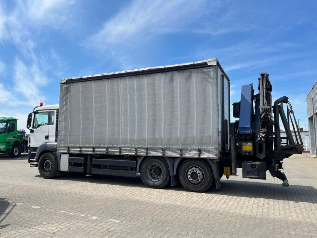 MAN TG-S 26.360 6x2-2LL Pritsche Heckkran 34m/to, Ji - Camião de caixa aberta/ Plataforma, Camião grua: foto 4 MAN TG-S 26.360 6x2-2LL Pritsche Heckkran 34m/to, Ji - Camião de caixa aberta/ Plataforma, Camião grua: foto 4