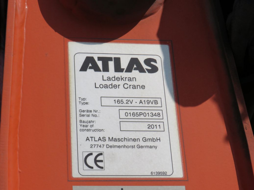 MAN TG-S 26.400 6x2-2 BL Pritsche Heckkran Atlas 165.2 - Camião de caixa aberta/ Plataforma, Camião grua: foto 3 MAN TG-S 26.400 6x2-2 BL Pritsche Heckkran Atlas 165.2 - Camião de caixa aberta/ Plataforma, Camião grua: foto 3