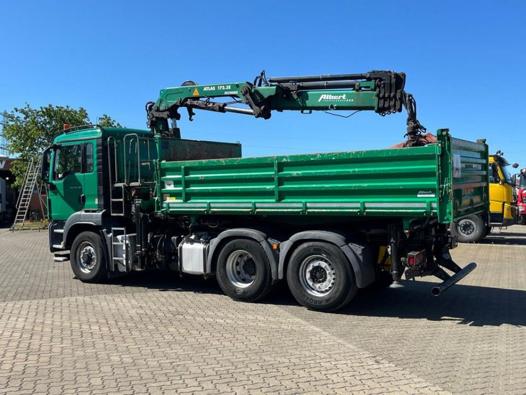 MAN TG-S 28.480 6x4H-4 BL 3-Achs Kipper Kran Funk Li - Camião grua: foto 4 MAN TG-S 28.480 6x4H-4 BL 3-Achs Kipper Kran Funk Li - Camião grua: foto 4