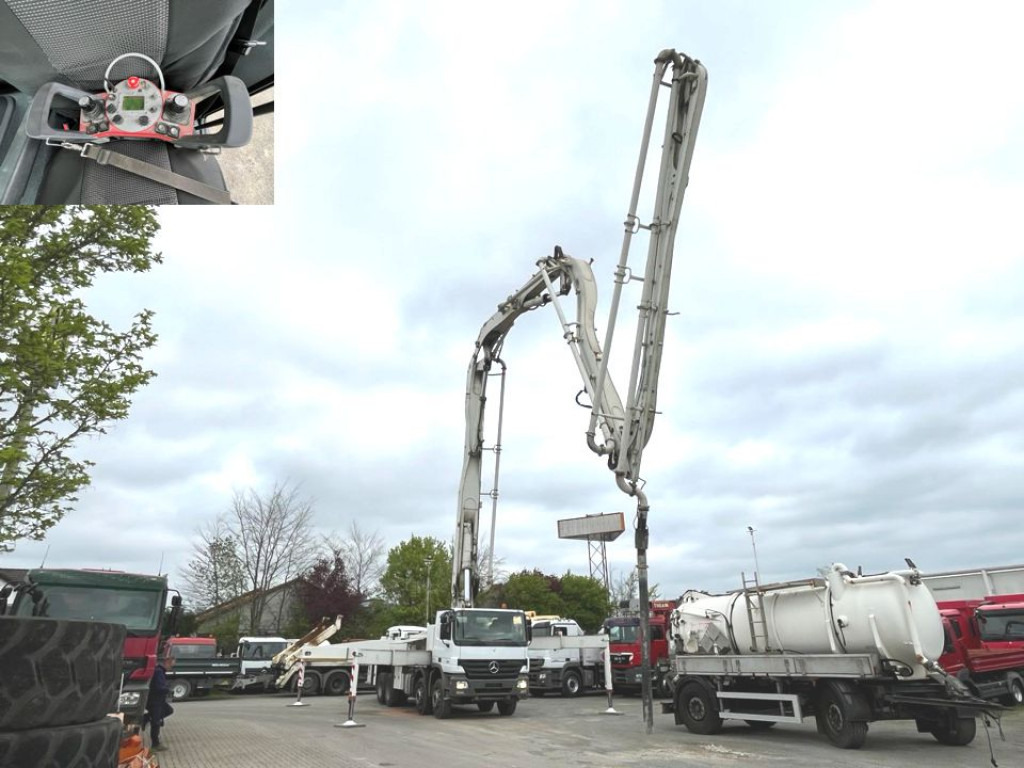 MERCEDES-BENZ Actros 3241 B 8x4 Betonpumpe Putzmeister 42m - Autobomba de betão: foto 1 MERCEDES-BENZ Actros 3241 B 8x4 Betonpumpe Putzmeister 42m - Autobomba de betão: foto 1