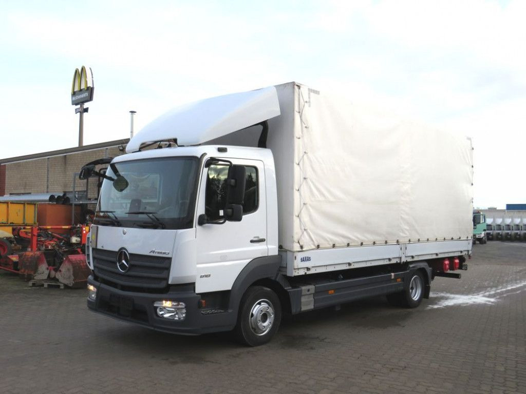 Mercedes-Benz Atego 818 L Pritsche LBW LBW 1 to AHK+Luftans - Carrinha de lona: foto 1 Mercedes-Benz Atego 818 L Pritsche LBW LBW 1 to AHK+Luftans - Carrinha de lona: foto 1
