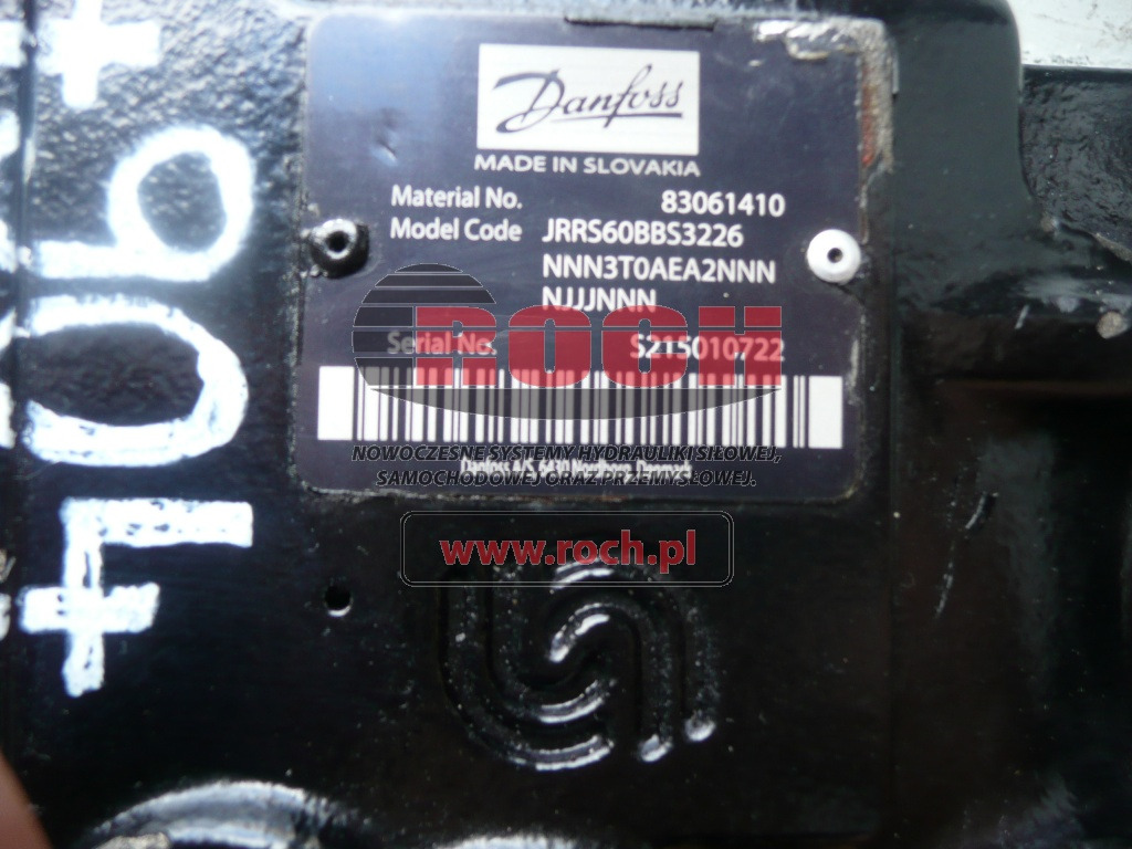 DANFOSS 83061410 JRRS60BBS3226 NNN3T0AEA2NNN NJJJNNN - Bomba hidráulica: foto 2 DANFOSS 83061410 JRRS60BBS3226 NNN3T0AEA2NNN NJJJNNN - Bomba hidráulica: foto 2