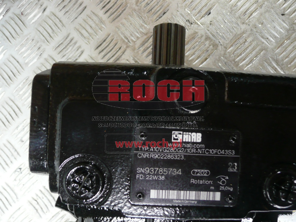 HIAB A10VG28DG2/10R-NTC10F043S3 + A10VG28DG1/10R-NSC10F013S3 - Bomba hidráulica: foto 1 HIAB A10VG28DG2/10R-NTC10F043S3 + A10VG28DG1/10R-NSC10F013S3 - Bomba hidráulica: foto 1