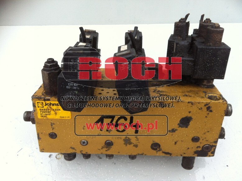 JOHNSTON DXP22199-03K 722390 214432 0836 + LC R933000818 L5410B2010B01BJ + CEWKA 12VDC ED100% + CEWKI C16H12/19 - Válvula hidráulica para Varredora urbana: foto 1 JOHNSTON DXP22199-03K 722390 214432 0836 + LC R933000818 L5410B2010B01BJ + CEWKA 12VDC ED100% + CEWKI C16H12/19 - Válvula hidráulica para Varredora urbana: foto 1