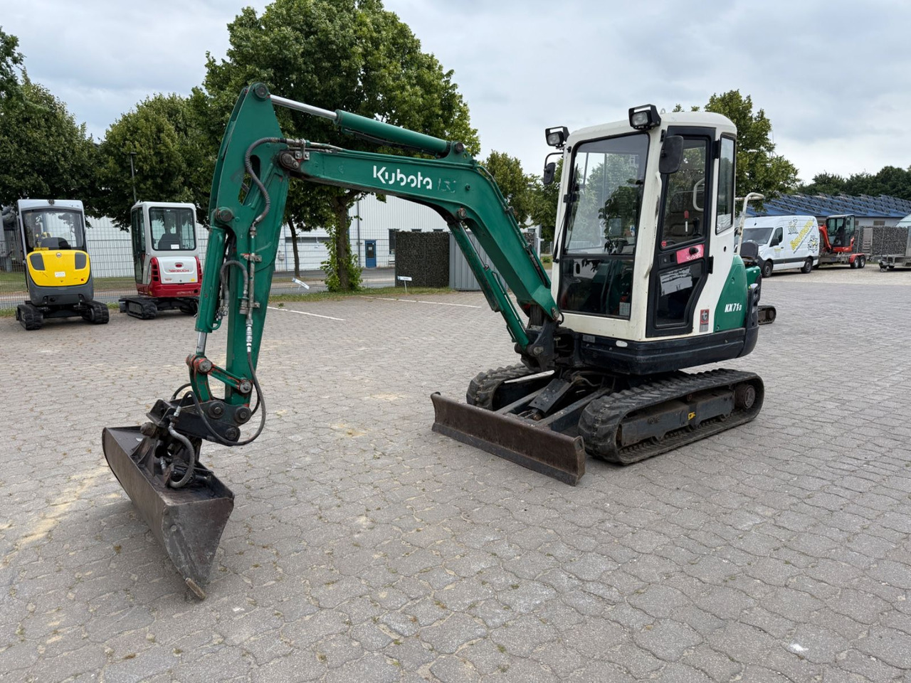 Mini escavadeira Kubota KX 71-3, Bj 12, 3400 BH, MS 03, GLV: foto 1
