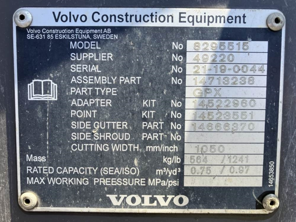 Volvo Tieflöffel mit Zähnen S60 - Retroescavadeira: foto 5 Volvo Tieflöffel mit Zähnen S60 - Retroescavadeira: foto 5