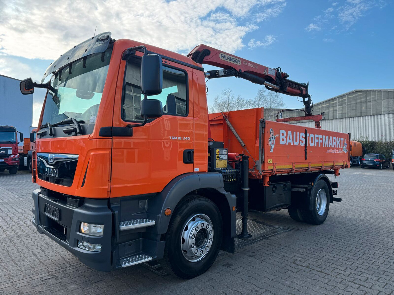 MAN TGM 18.340 4x2 Euro 6 Kipper Kran PK11001.K - Camião basculante, Camião grua: foto 2 MAN TGM 18.340 4x2 Euro 6 Kipper Kran PK11001.K - Camião basculante, Camião grua: foto 2