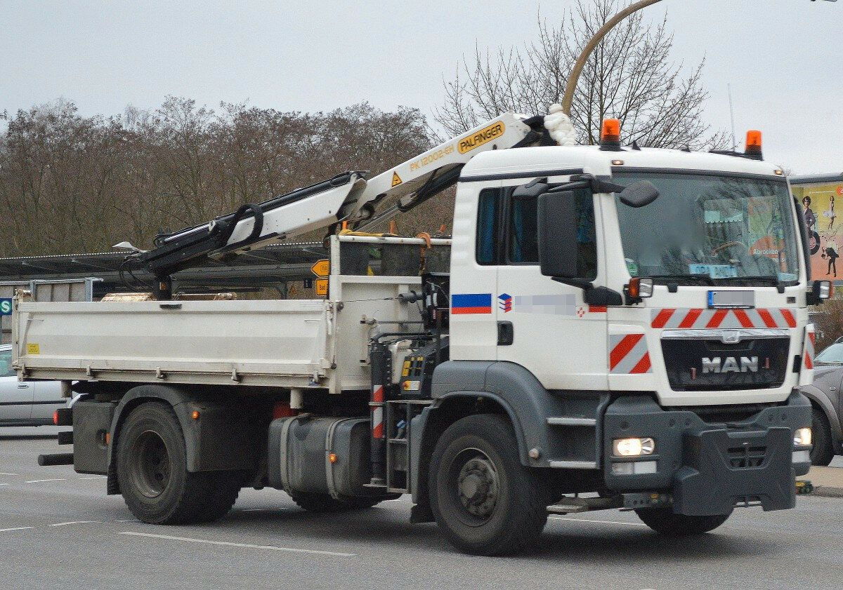 MAN TGS 18.480 4x4H Winter. Kipper Kran PALFINGER 12 - Camião basculante, Camião grua: foto 1 MAN TGS 18.480 4x4H Winter. Kipper Kran PALFINGER 12 - Camião basculante, Camião grua: foto 1