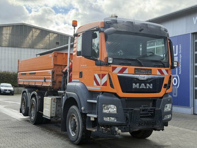 MAN TGS 28.400 6x4-4 Kipper Kran Palfinger PK9002 - Camião basculante, Camião grua: foto 1 MAN TGS 28.400 6x4-4 Kipper Kran Palfinger PK9002 - Camião basculante, Camião grua: foto 1