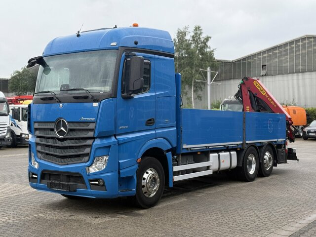 Camião grua Mercedes-Benz ACTROS 2545 6x2 Pritsche Kran Palfinger PK20001K: foto 12