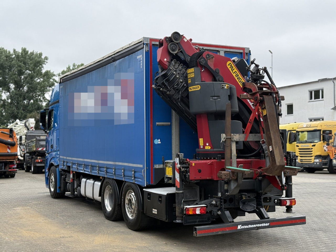Mercedes-Benz Actros 6x2 Pritsche Kran Palfinger PK34002 + JIB - Camião grua: foto 5 Mercedes-Benz Actros 6x2 Pritsche Kran Palfinger PK34002 + JIB - Camião grua: foto 5