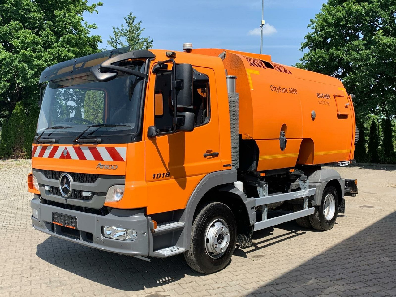 Varredora urbana Mercedes-Benz Atego Kehrmaschine BUCHER CITYFANT 5000: foto 6