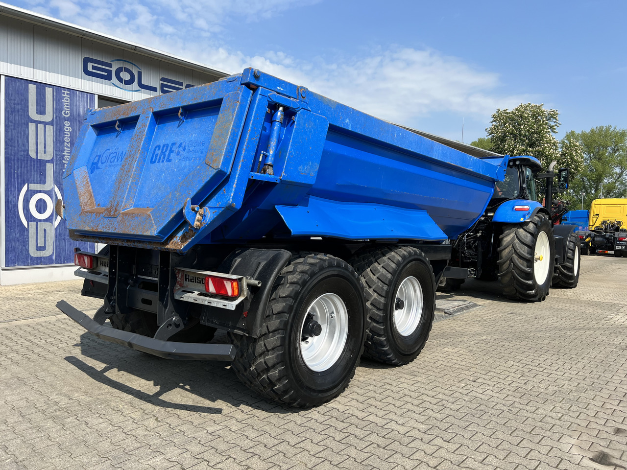 REISCH RTWK-200KS.550 Agro Kippauflieger - Semi-reboque basculante: foto 4 REISCH RTWK-200KS.550 Agro Kippauflieger - Semi-reboque basculante: foto 4