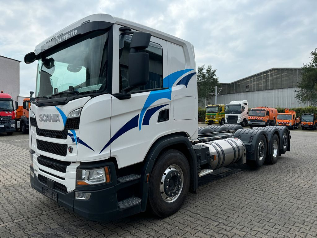 Scania G 410 B8x2*6 NB LNG Fahrgestell Nebenantrieb - Camião cisterna, Camião grua: foto 2 Scania G 410 B8x2*6 NB LNG Fahrgestell Nebenantrieb - Camião cisterna, Camião grua: foto 2