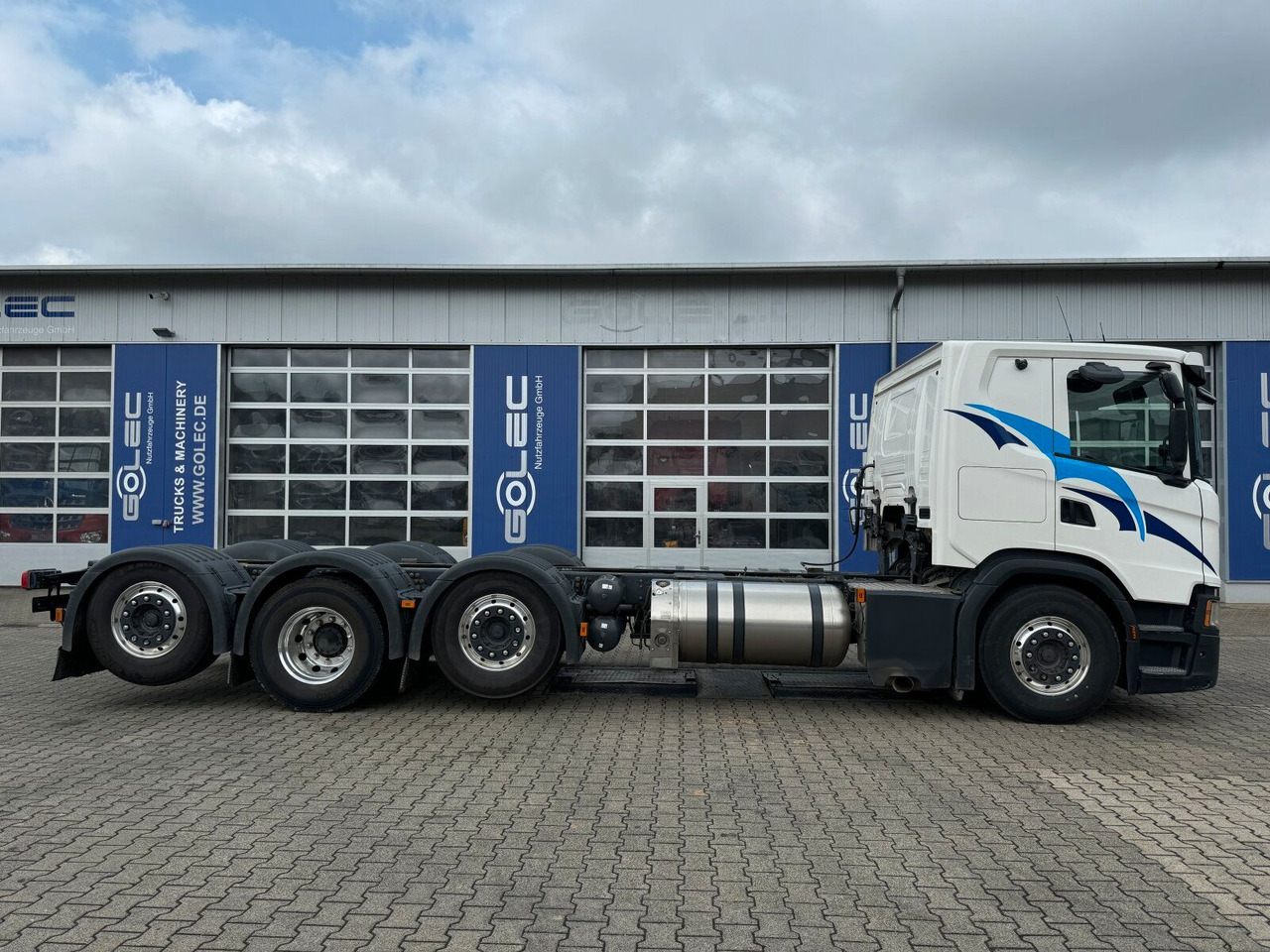 Scania G 410 B8x2*6 NB LNG Fahrgestell Nebenantrieb - Camião cisterna, Camião grua: foto 4 Scania G 410 B8x2*6 NB LNG Fahrgestell Nebenantrieb - Camião cisterna, Camião grua: foto 4