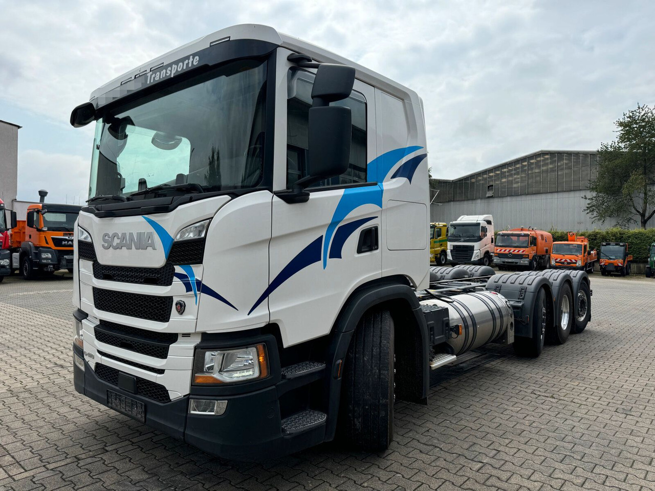 Scania G 410 B8x2*6 NB LNG Fahrgestell Nebenantrieb - Camião cisterna, Camião grua: foto 3 Scania G 410 B8x2*6 NB LNG Fahrgestell Nebenantrieb - Camião cisterna, Camião grua: foto 3